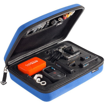 Кейс для ГоуПро средний SP Gadgets POV CASE 3.0 Small Blue (52031)  Средний кейс для удобной переноски и хранения камеры GoPro и аксессуаров • размер 220 x 170 x 68 мм • для всех камер GoPro
