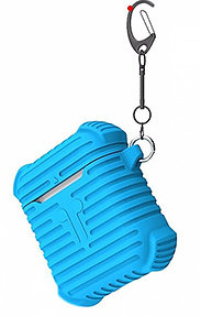 Чехол для Airpods COTEetCI Airpods Case Blue  Гибкий держатель • Компактное хранение • Герметичный чехол • Надежная фиксация