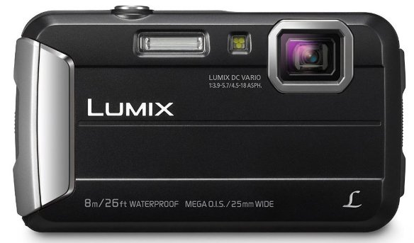 Подводный фотоаппарат Panasonic Lumix DMC-FT30 Black  Подводный (до 8 м) • ударопрочный (до 1.5 м) • морозостойкий (до -10°C) • пыленепроницаемый • 16 Мпикс • зум 4х • дисплей 2.7" • видео HD 720p