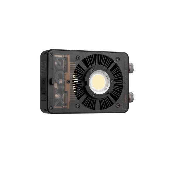 Осветитель Zhiyun MOLUS X100 PRO (PL105)  Мощность 100 Вт • Количество диодов: 1 • Диапазон цветовой температуры: 2700 ~ 6500K • Питание съемный аккумулятор, от сети, USB • Крепление насадок байонет ZY/Bowens • Поддержка USB-PD • Возможности регулировки: яркость, цветовая температура • Беспроводное управление Bluetooth