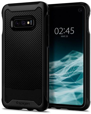 Чехол Spigen Hybrid NX Black (609CS25668) для Samsung Galaxy S10e  Завышенные бортики для камеры • Надежная защита • Продуманная эргономика