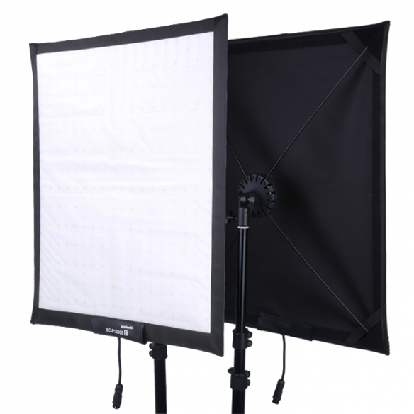 Гибкий осветитель NiceFoto SC-P1000BII  • Вид осветителя: гибкая LED панель • Мощность (макс): 100 Вт • Цветовая температура: 5600 K • RGB режим: нет