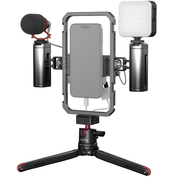 Комплект для съёмки на смартфон SmallRig 3591C All-in-One Video Kit Ultra  Ultra комплект для съёмки на смарфтон • Универсальный держатель для смартфона