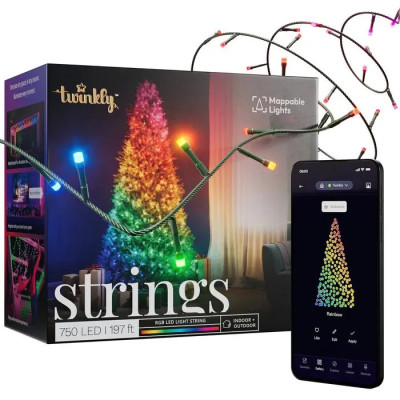 Смарт-гирлянда Twinkly Strings 750 LED с Wi-Fi и Bluetooth