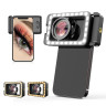 Объектив Apexel HD 15x Macro Light Kit с подсветкой и креплением