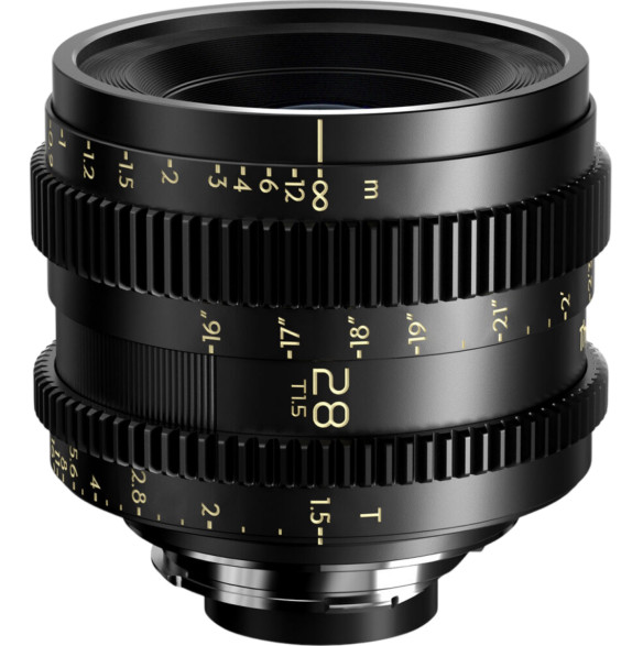 Объектив Thypoch Simera-C 28mm T1.5 FF Prime Cine M-mount  Байонет объектива M-mount (Leica) • Покрытие матрицы Fullframe • Фокусное расстояние 28 мм • Фокусировка ручная • Диафрагма f1.5 - f16 • Диаметр резьбы на объективе 62 мм • Зубчатое кольцо