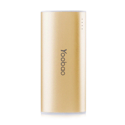 Внешний аккумулятор Yoobao 5200 mAh YB-6012 Gold (универсальный)