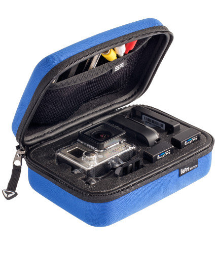 Кейс для GoPro малый SP Gadgets POV CASE 3.0 XS Blue (53031)  Малый кейс для удобной переноски и хранения камеры GoPro и аксессуаров • размер 165 x 120 x 68 мм • для всех камер GoPro
