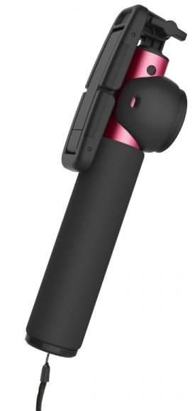 Селфи-монопод ROCK Selfie Shutter &amp; Stick II 60см Red с пультом Bluetooth  Длина от 15 до 60 см • Подключение с помощью пристяжной кнопки Bluetooth • Вращение держателя на 360º