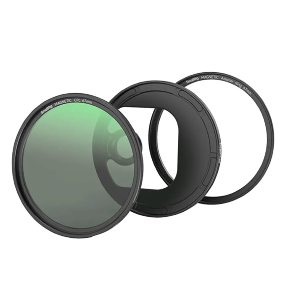 Светофильтр SmallRig Attachable VND2-32 (1-5 Stop) 67мм + M-mount  Линз в комплекте 1 шт • Вид фильтра ND (нейтральный) • Сила эффекта 2 - 32 • ND Stop 1 — 5 • Регулируемый • Магнитное крепление
