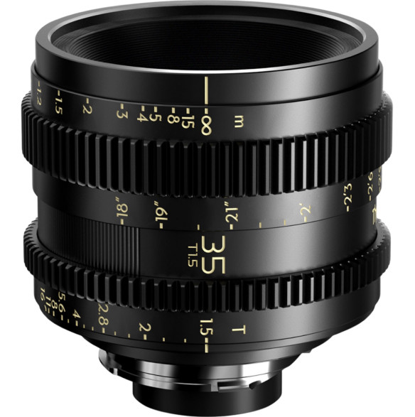Объектив Thypoch Simera-C 35mm T1.5 FF Prime Cine Leica M-mount  Байонет объектива M-mount (Leica) • Покрытие матрицы Fullframe • Фокусное расстояние 35 мм • Фокусировка ручная • Диафрагма f1.5 - f16 • Диаметр резьбы на объективе 62 мм • Зубчатое кольцо