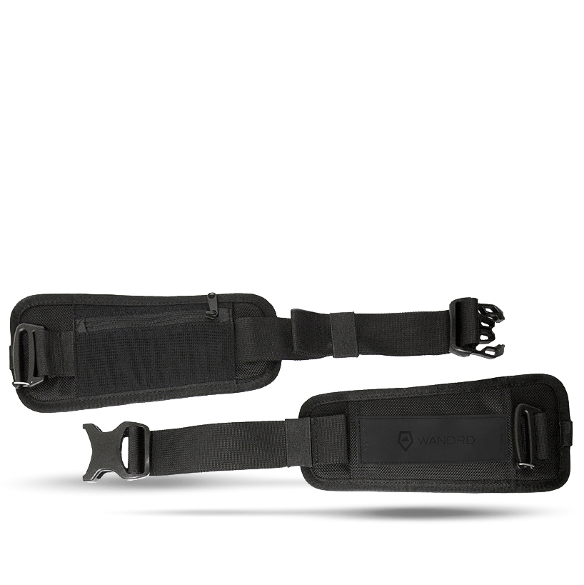 Поясные ремни WANDRD Waist Straps  Позволяет снизить нагрузку на плечи • Спроектированы специально для рюкзаков серии PRVKE и HEXAD