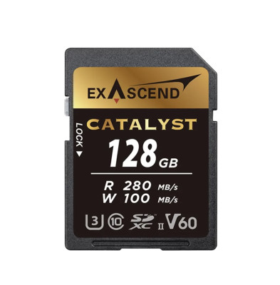 Карта памяти Exascend SDXC Catalyst UHS-II SD V60 128GB