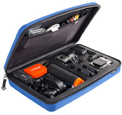 Кейс для ГоуПро большой SP Gadgets POV CASE 3.0 Large Blue (52041)