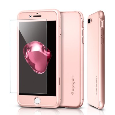 Клип-кейс Spigen для iPhone 8/7 Plus Thin Fit 360 Rose Gold 043CS21102