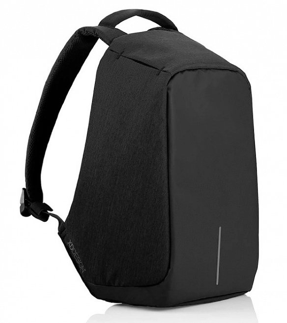 Рюкзак-антивор XD Design The Original Bobby Anti-theft Backpack Black для ноутбука до 15&quot;  Защита от краж • Светоотражающие элементы • Внешний USB-порт • Водоотталкивающий материал • Распределение веса