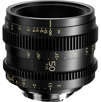 Объектив Thypoch Simera-C 50mm T1.5 FF Prime Cine M-mount  Байонет объектива M-mount (Leica) • Покрытие матрицы Fullframe • Фокусное расстояние 50 мм • Фокусировка ручная • Диафрагма f1.5 - f16 • Диаметр резьбы на объективе 62 мм • Зубчатое кольцо