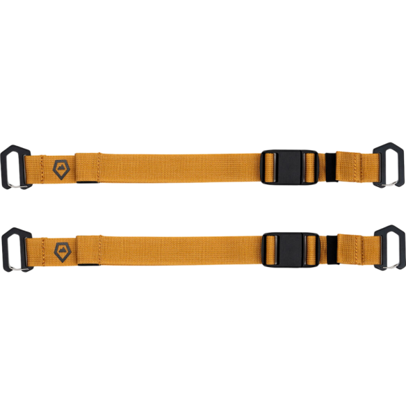 Дополнительные ремни WANDRD Premium Accessory Straps V2 Жёлтые  Дополнительные ремни WANDRD Premium Accessory Straps V2 Жёлтые  Ширина 25 мм • Длина 130 — 510 мм • Магнитное крепление