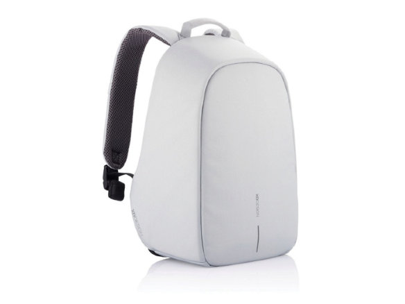 Рюкзак для ноутбука до 13,3&quot; XD Design Bobby Hero Spring (P705.762), светло-серый  • Защита от краж и вскрытий • USB-порт для зарядки гаджетов • Отделения для ноутбука и планшета, складная перегородка • Карман с RFID защитой • Лямка для крепления на чемодан • 
Влагозащита • Светоотражающие полосы • Экологичный, переработанный материал