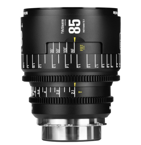 Объектив 7Artisans INFINTE 85mm T2.1 PL-Mount Чёрный  Байонет объектива PL-Mount • Покрытие матрицы Fullframe • Фокусное расстояние 85 мм • Фокусировка ручная • Максимальная диафрагма T2.1 • Минимальная диафрагма T22 • Угол зрения диагональ 29.1° • Зубчатое кольцо