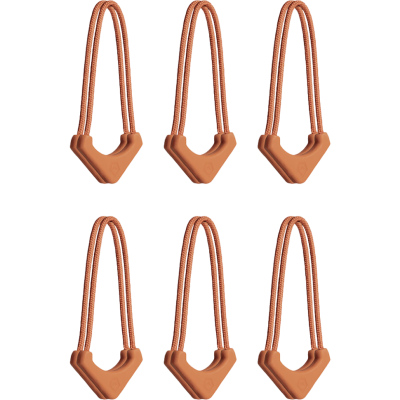 Пуллер-петля для молнии WANDRD WORRYLESS Zipper Puller Оранжевая (6 пар)