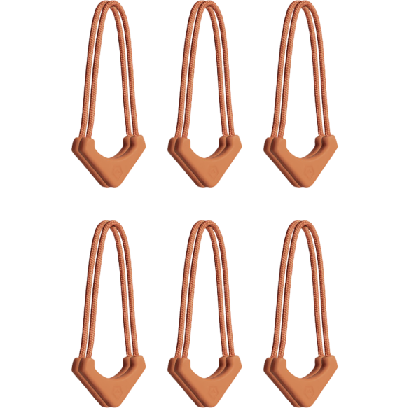 Пуллер-петля для молнии WANDRD WORRYLESS Zipper Puller Оранжевая (6 пар)  Пуллер-петля (6 пар)