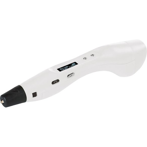 3D ручка EasyReal RP400 с OLED-дисплеем White  3D-ручка с OLED-дисплеем • Заправляется ABS и PLA-пластиком • Регулировка температуры и скорости подачи • Керамический наконечник • Эргономичный дизайн