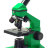 Микроскоп школьный Эврика 40х-400х в кейсе (лайм)  - Микроскоп школьный Эврика 40х-400х в кейсе (лайм) 