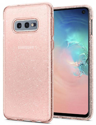 Чехол Spigen Liquid Crystal Glitter Rose Quartz (609CS25835) для Samsung Galaxy S10e 