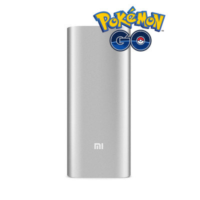 Power Bank для Pokemon Go 16000 mAh Xiaomi Mi Super-sized Silver  Внешний аккумулятор для непрерывной игры в Pokemon Go • Легкий и емкий – 16000 мА⋅ч • Максимальный ток 2.1 А • Два разъема USB • Защита от перегрузок тока • Автоматическое выключение при полной зарядке • ультрапрочный корпус — выдерживает 50 кг