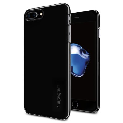 Клип-кейс Spigen для iPhone 8/7 Plus Thin Fit Jet Black 043CS20854  Один из самых тонких и легких чехлов для iPhone 8/7 Plus