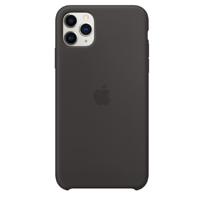 Силиконовый чехол Apple Silicone Case Black (Черный) для iPhone 11 Pro Max