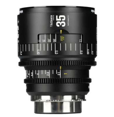 Объектив 7Artisans INFINTE 35mm T2.1 PL-Mount Чёрный  Байонет объектива PL-Mount • Покрытие матрицы Fullframe • Фокусное расстояние 35 мм • Фокусировка ручная • Максимальная диафрагма T2.1 • Минимальная диафрагма T22 • Угол зрения диагональ 62.9° • Зубчатое кольцо