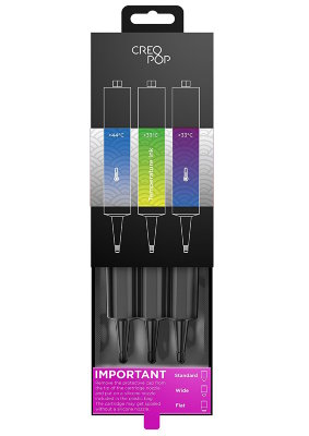 Картридж (фотополимер) для 3D ручки CreoPop №7 Temperature Sensitive, термочувствительные (синий, салатовый, фиолетовый)
