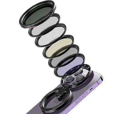 Комплект светофильтров Ulanzi HP-013 MagFilter Magsafe для смартфона  • Линз в комплекте 6 шт • Профессиональное немецкое стекло • Cовместимо с телефонами и чехлами MagSafe
