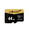 Карта памяти Exascend SDXC Catalyst UHS-I microSD V30 64GB + адаптер SD