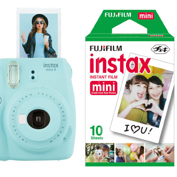 Картридж (кассета) FujiFilm Instax Mini Glossy 10 фото для Instax Mini 9  Набор на 10 кадров • размер фотографии: 86 x 54 мм • Для Fujifilm Instax серии Mini и Polaroid Pic 300