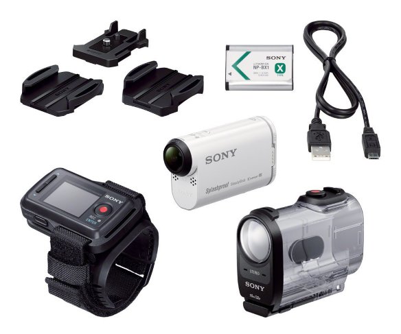 Экшн-камера Sony ActionCam HDR-AS200VR с Wi-Fi и GPS + Пульт ДУ Live-View (RM-LVR2)  Видео Full HD 1080p 60 fps • Матрица 12.8 МП (1/2.3") • Угол обзора 170º • Электронный стабилизатор изображения • Wi-Fi •  NFC • HDMI-выход • Режим Timelapse • Подводный бокс (до 5 метров) • Пульт ДУ Live-View (RM-LVR2) 