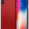 Чехол Spigen для iPhone X/XS Thin Fit Metallic Red 057CS22109