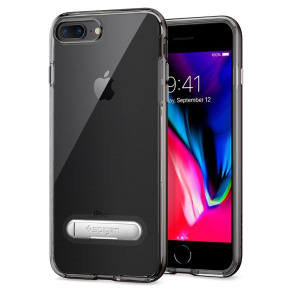 Чехол Spigen для iPhone 8/7 Plus Ultra Hybrid Black 043CS20550  Накладки на кнопки • Внешний бампер • Тонкий дизайн