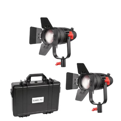 Комплект осветителей 2шт CAME-TV Boltzen 30W (3200-5600K)  • Профессиональный студийный прожектор • Комплект из двух аппаратов  • Линза Френеля • Цветовая температура 3200 — 5600