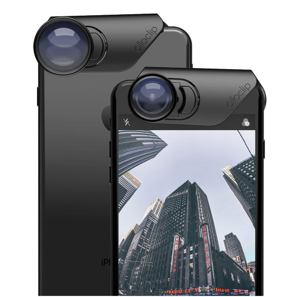 Объектив Olloclip Ultra-Wide + Telephoto 2x Essential Lenses для iPhone 8/7 и iPhone 8/7PLUS  Набор для путешествий от Olloclip — полнокадровый супер-широкоугольник и телеобъектив с 2x-увеличением
