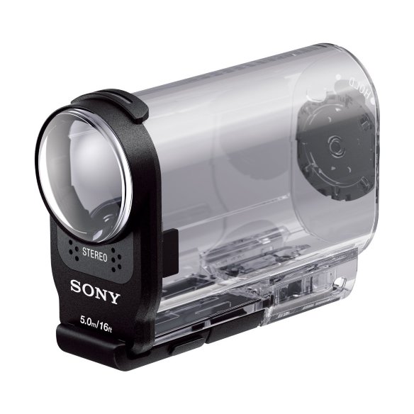 Водонепроницаемый бокс Sony SPK-AS2 (5 м) для Sony Action Cam  Аквабокс позволяет погрузиться на глубину до 5 метров • Совместим с Sony Action Cam HDR-AS200V / HDR-AS100V / HDR-AS20 / HDR-AS30V / HDR-AS15 / HDR-AS10