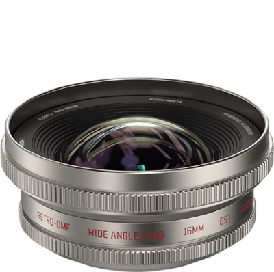 Объектив FotorGear Retro 16mm Wide Angle для смартфона  Фокусное расстояние 16 мм • Байонет объектива T-mount (Moment T-series) • Тип объектива Wide Angle (широкоугольный) • Материал алюминий, оптическое стекло • Угол обзора 110° • Минимальная дистанция фокусировки 100 мм • Максимальное увеличение 0.5x