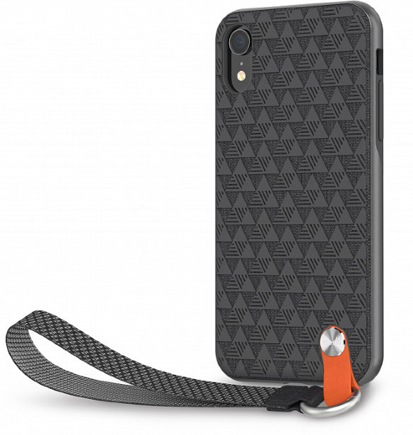 Чехол Moshi Altra для iPhone XR Black  Ремешок на запястье • Текстурированная поверхность • Не влияет на процесс беспроводной подзарядки