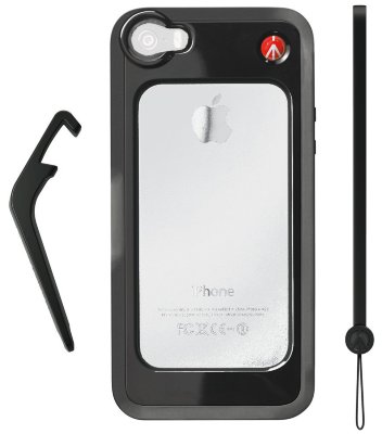 Чехол-бампер с подставкой для iPhone 5 / 5S Manfrotto KLYP+  Black MCKLYP+5S-B