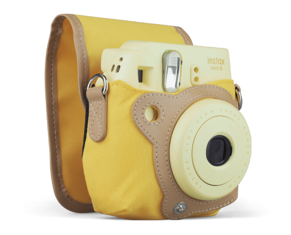 Чехол для Fujifilm Instax Mini 9 и Mini 8 — Instax Case Yellow  Фирменный чехол Fujifilm для Instax Mini 9 и Mini 8. В комплект входит ремень для переноски. Защитит ваш Instax Mini от дождя и пыли, а также дополнит внешний вид фотоаппарата.