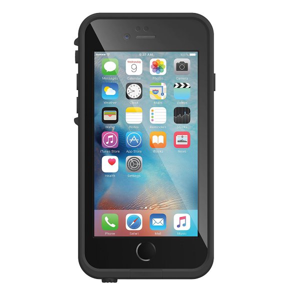 Водонепроницаемый чехол LifeProof FRĒ Black для iPhone 6S/6  Чехол LifeProof выдержит падение телефона с 2-х метров и погружение под воду на глубину до 2 метров вместе с iPhone 6S/6