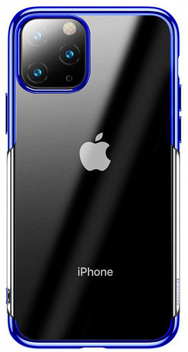Чехол Baseus Shining Case Blue для iPhone 11 Pro Max  Прочный и гибкий TPU • Малая толщина • Стильный дизайн • Усиленные углы