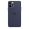 Силиконовый чехол Apple Silicone Case Midnight Blue (Темно-синий) для iPhone 11 Pro